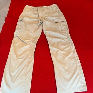Men's Beige Cargo Pants